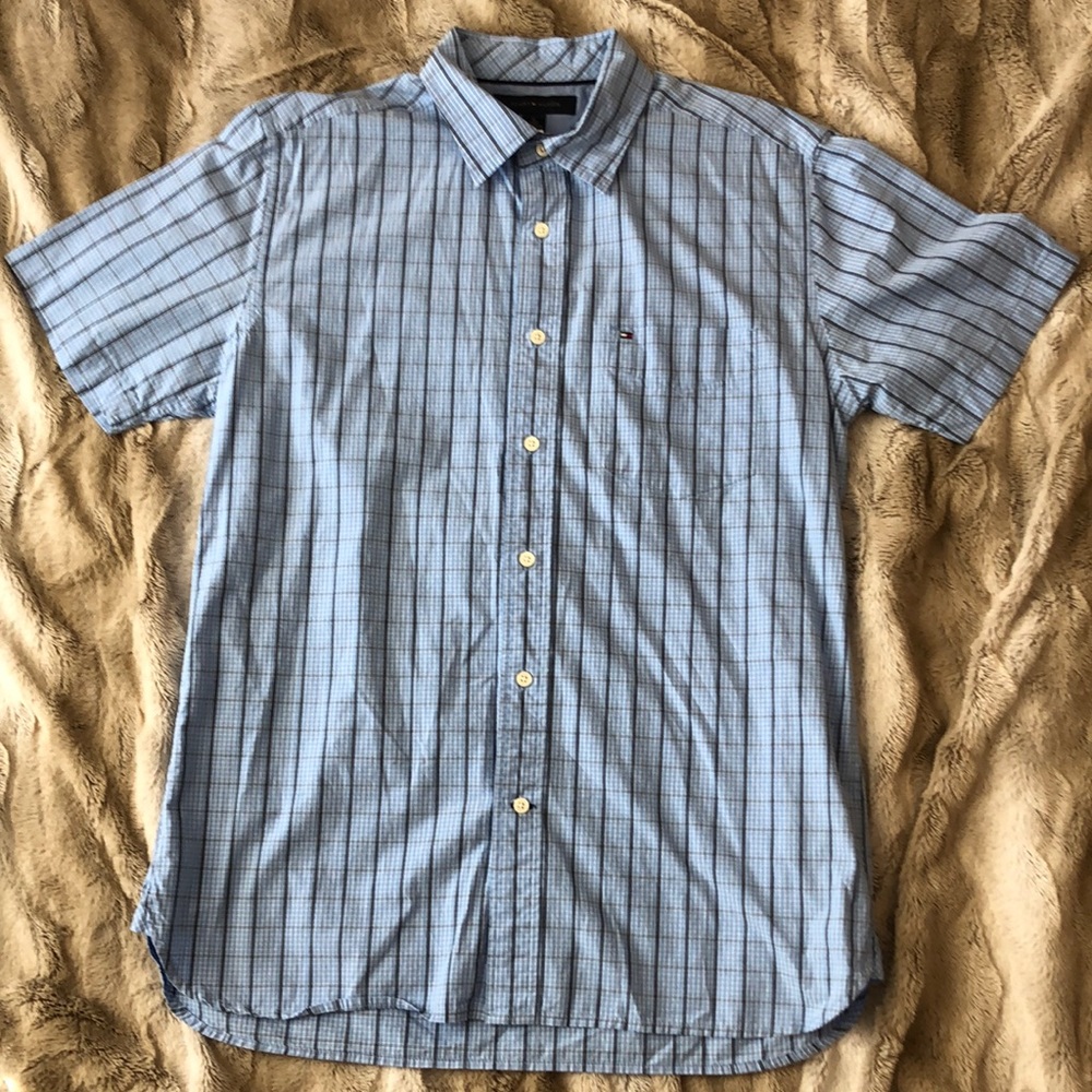 Tommy Hilfiger Short Sleeve Button Up Shirt